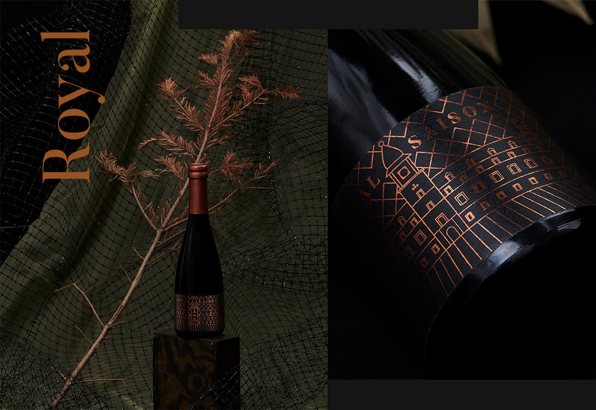 Royal Saison branding by DOGZ.design